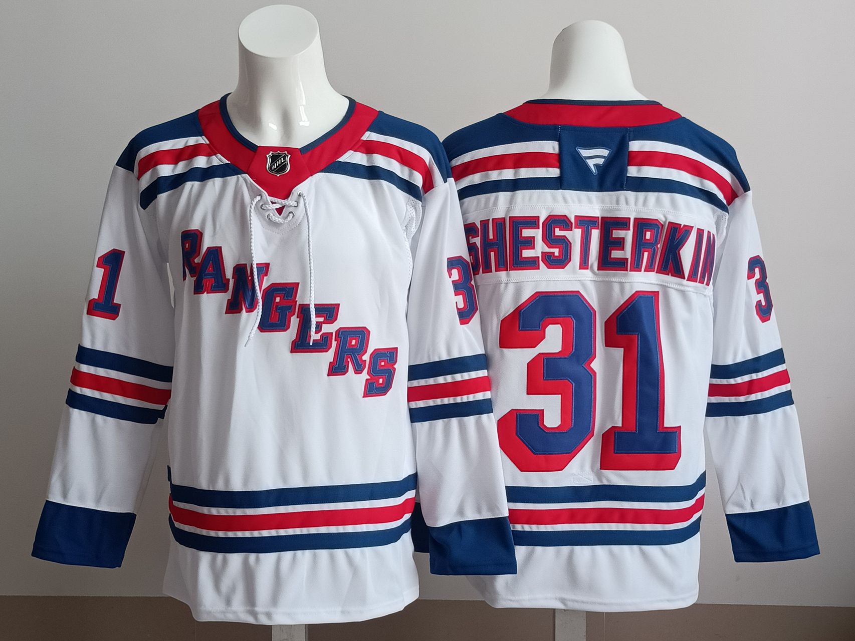 Men 2025 New York Rangers #31 Shesterkin White NHL Jersey style 01->new york rangers->NHL Jersey